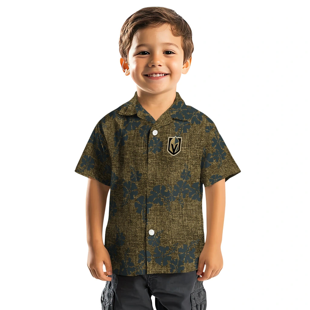 Vegas Golden Knights Hawaiian Shirt - 50th State Flower | Hula Hawaiian Shirts