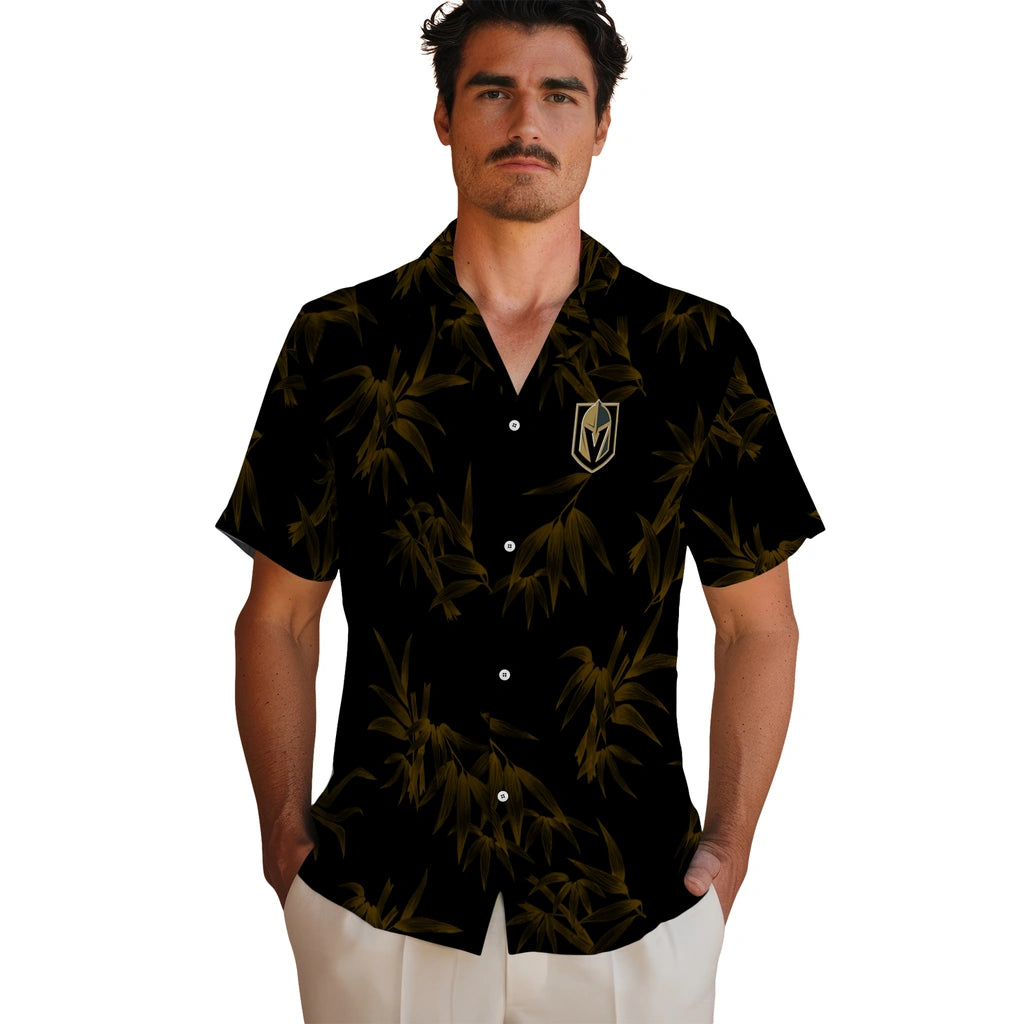 Vegas Golden Knights Hawaiian Shirt - Bamboo Branches | Hula Hawaiian Shirts
