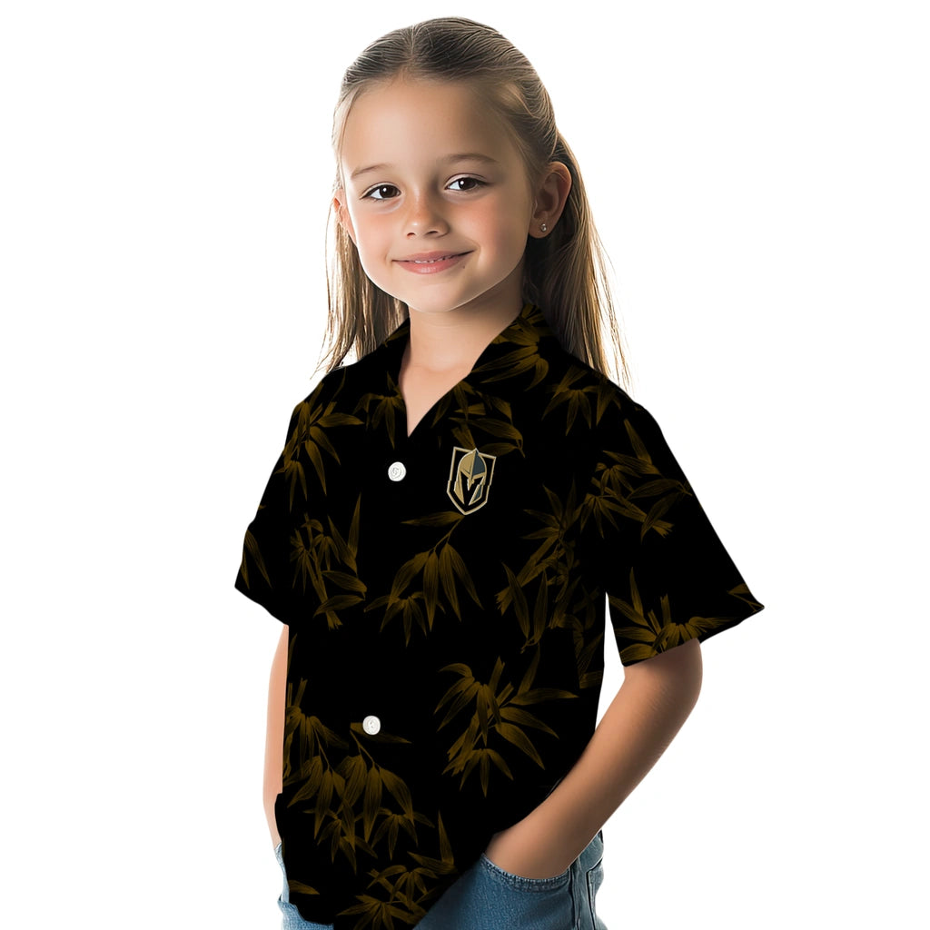 Vegas Golden Knights Hawaiian Shirt - Bamboo Branches | Hula Hawaiian Shirts