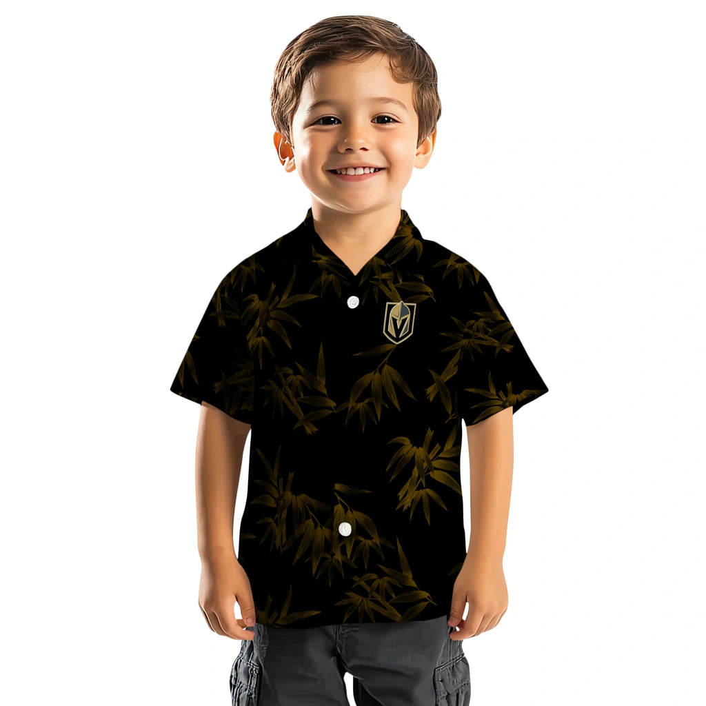 Vegas Golden Knights Hawaiian Shirt - Bamboo Branches | Hula Hawaiian Shirts