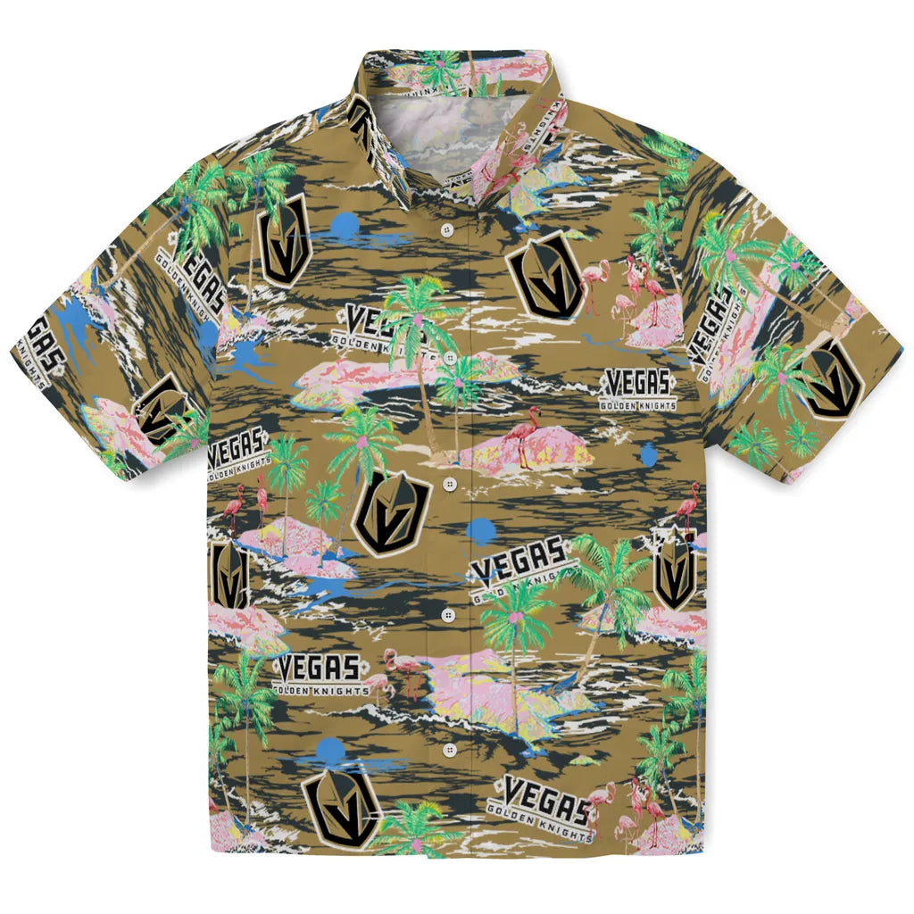 Vegas Golden Knights Hawaiian Shirt - Hawaii Island | Hula Hawaiian Shirts