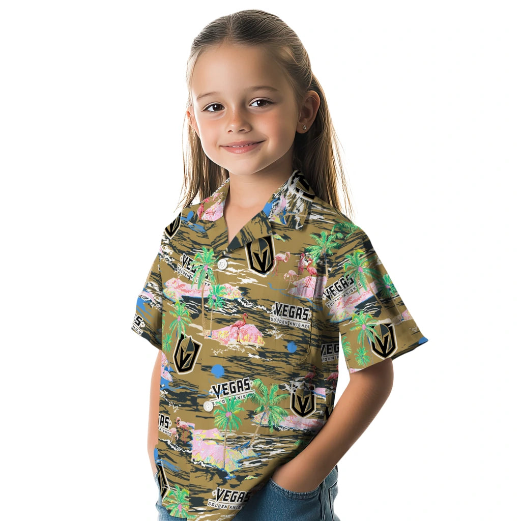 Vegas Golden Knights Hawaiian Shirt - Hawaii Island | Hula Hawaiian Shirts