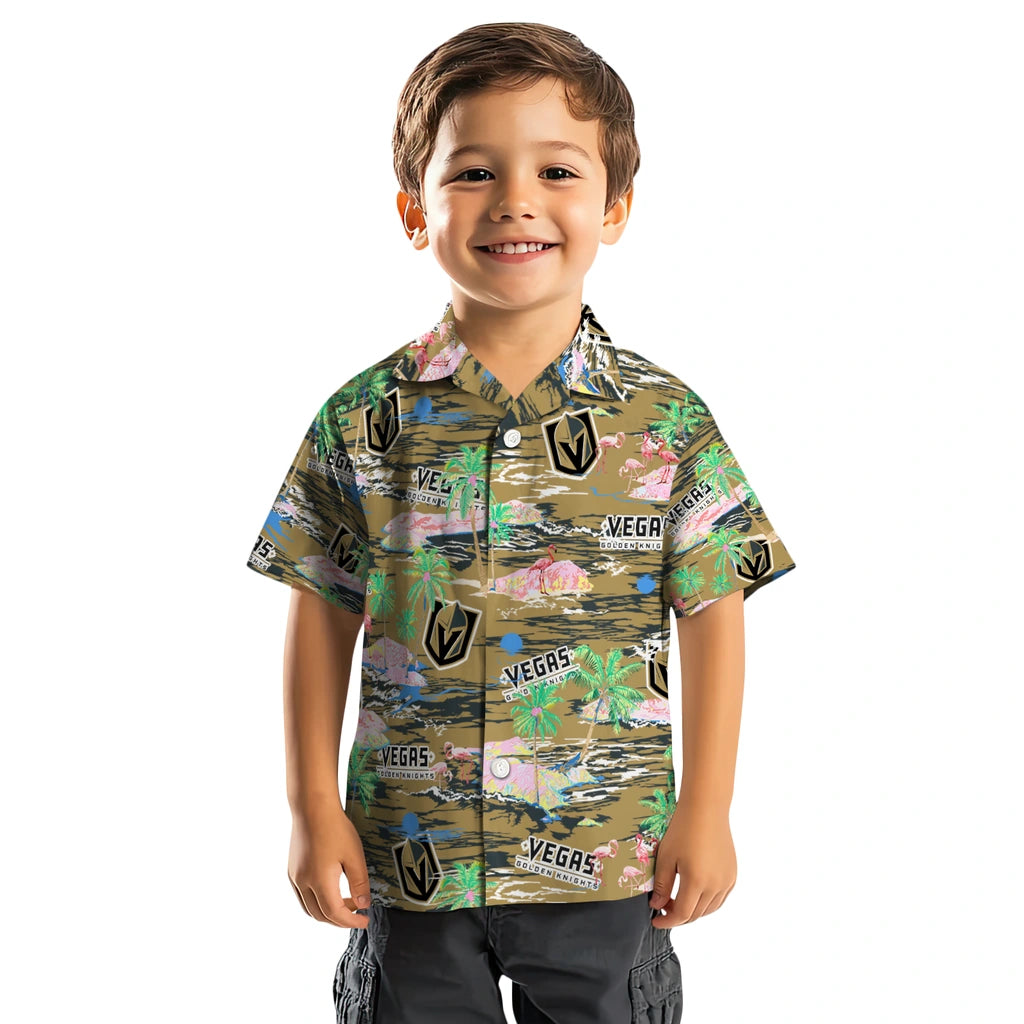 Vegas Golden Knights Hawaiian Shirt - Hawaii Island | Hula Hawaiian Shirts