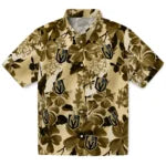 Vegas Golden Knights Hawaiian Shirt - Hibiscus Arrangement | Hula Hawaiian Shirts