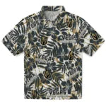 Vegas Golden Knights Hawaiian Shirt - Hibiscus Overlay | Hula Hawaiian Shirts
