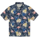 Villanova Wildcats Hawaiian Shirt - Flamingo Hibiscus | Hula Hawaiian Shirts