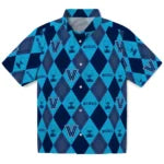 Villanova Wildcats Hawaiian Shirt - Golfing Plaid | Hula Hawaiian Shirts