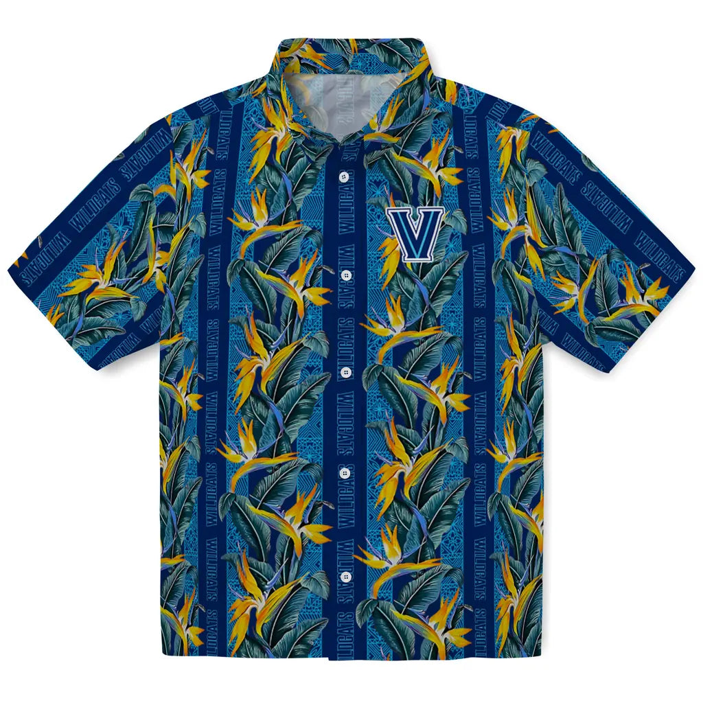 Villanova Wildcats Hawaiian Shirt - Paradise Vines | Hula Hawaiian Shirts