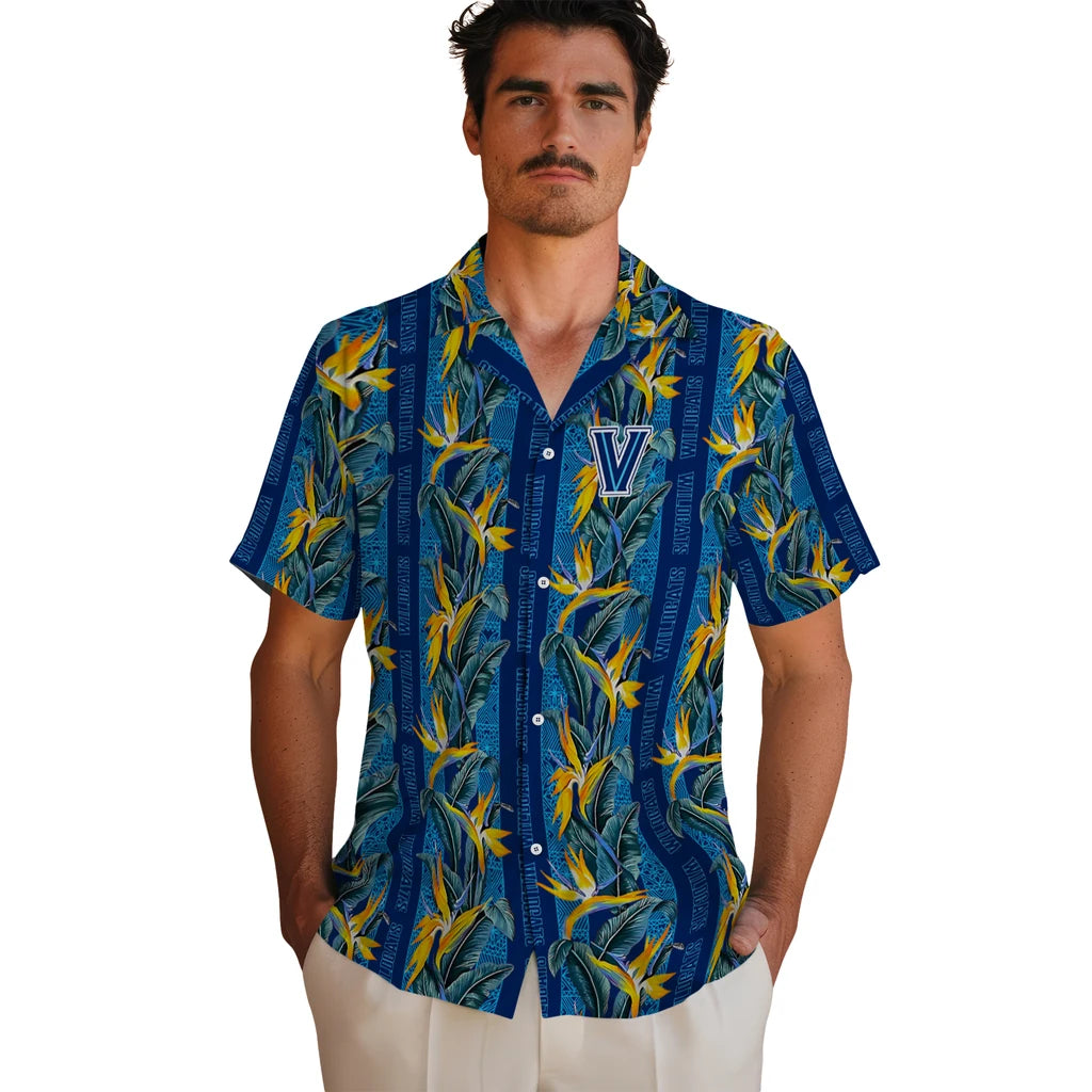 Villanova Wildcats Hawaiian Shirt - Paradise Vines | Hula Hawaiian Shirts