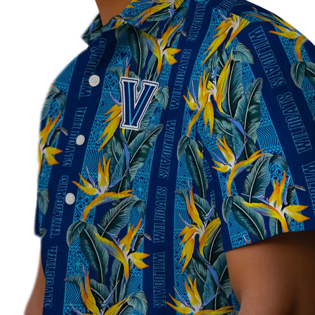 Villanova Wildcats Hawaiian Shirt - Paradise Vines | Hula Hawaiian Shirts