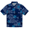 Villanova Wildcats Hawaiian Shirt - Wave Palm | Hula Hawaiian Shirts