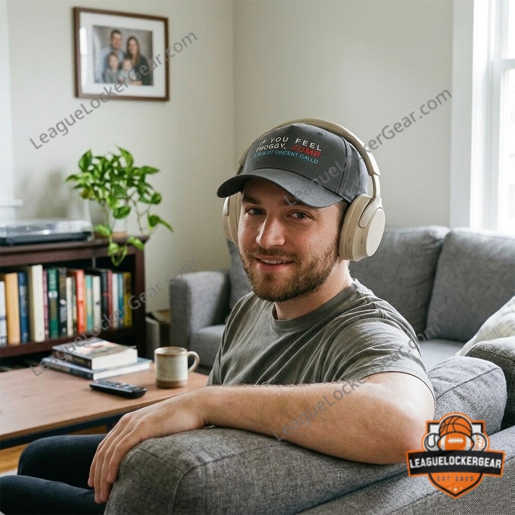 BTS Suga If You Feel Froggy Jump Vincent Gallo Film Baseball Cap - LeagueLockerGear