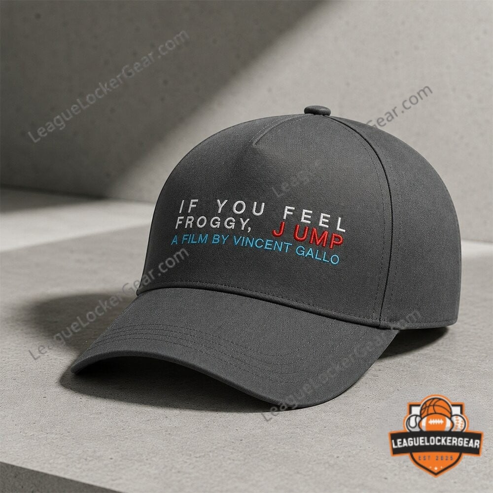 BTS Suga If You Feel Froggy Jump Vincent Gallo Film Baseball Cap - LeagueLockerGear