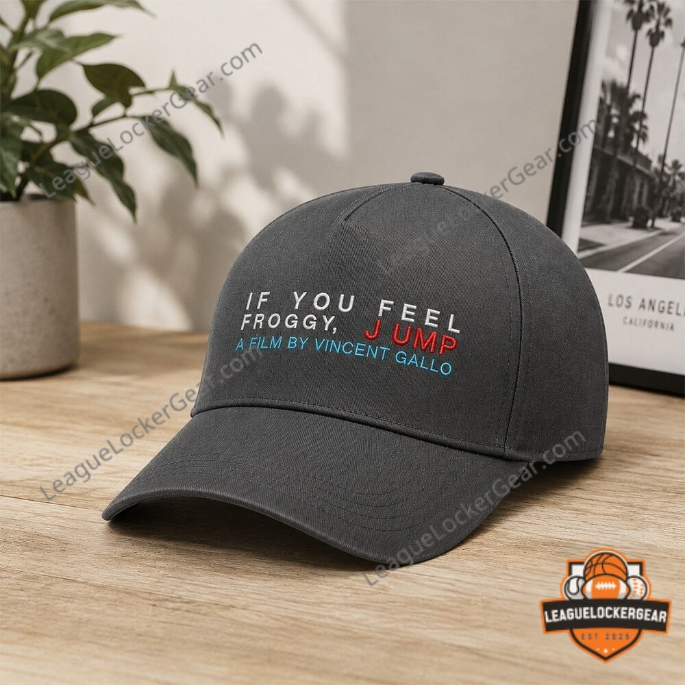 BTS Suga If You Feel Froggy Jump Vincent Gallo Film Baseball Cap - LeagueLockerGear