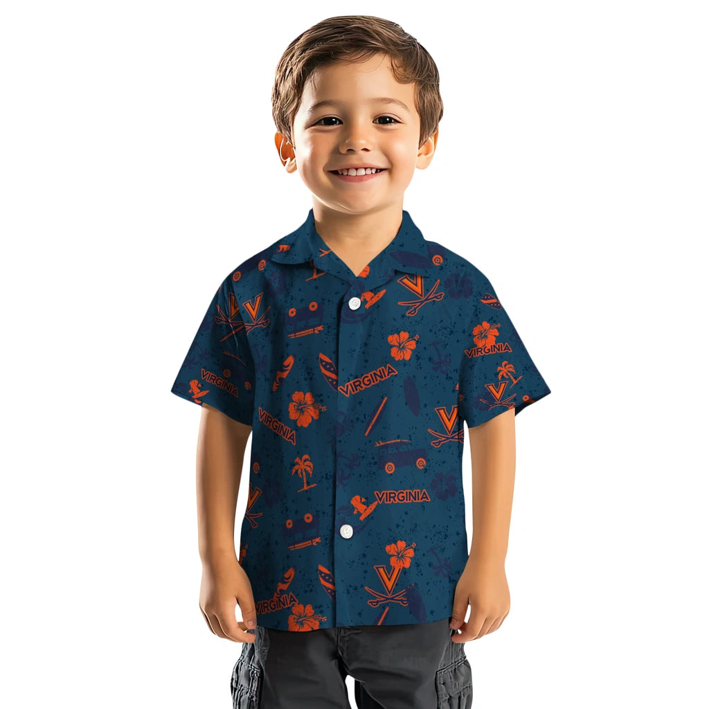 Virginia Cavaliers Hawaiian Shirt - Beach Vibe | Hula Hawaiian Shirts