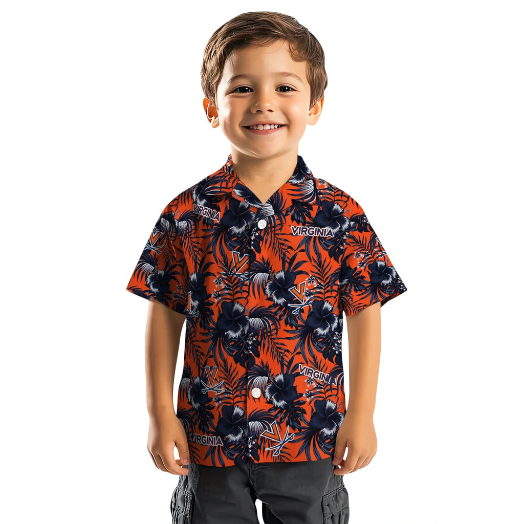 Virginia Cavaliers Hawaiian Shirt - Hibiscus Exotic | Hula Hawaiian Shirts