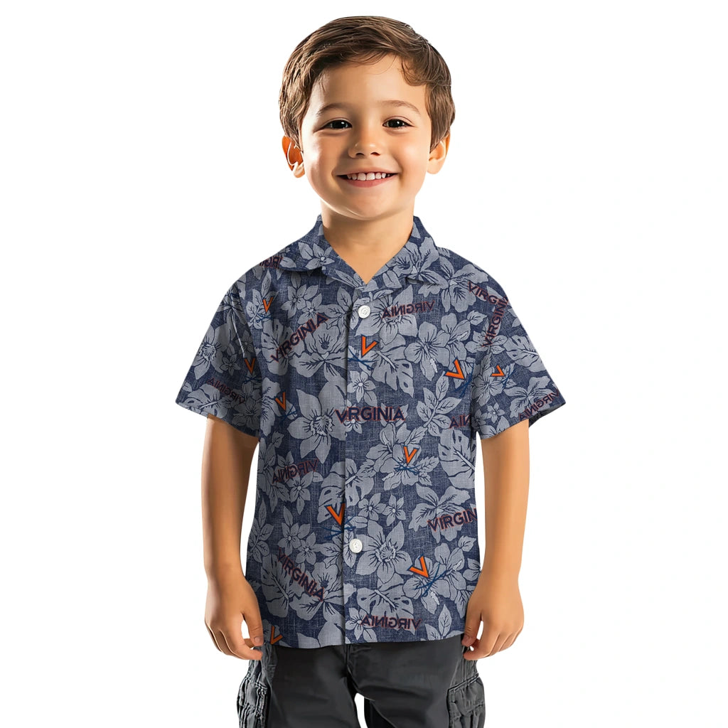 Virginia Cavaliers Hawaiian Shirt - Hibiscus Oasis | Hula Hawaiian Shirts
