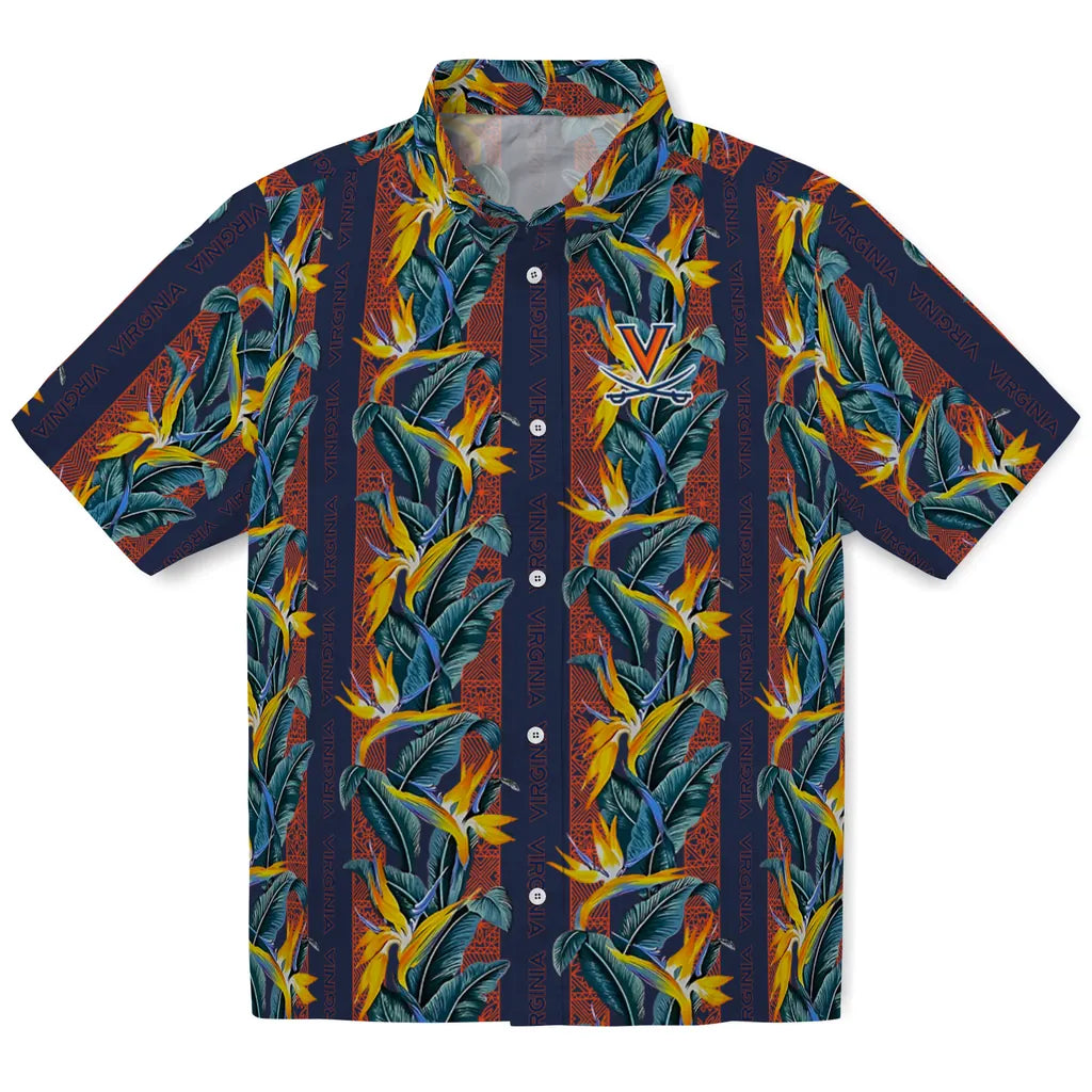 Virginia Cavaliers Hawaiian Shirt - Paradise Vines | Hula Hawaiian Shirts