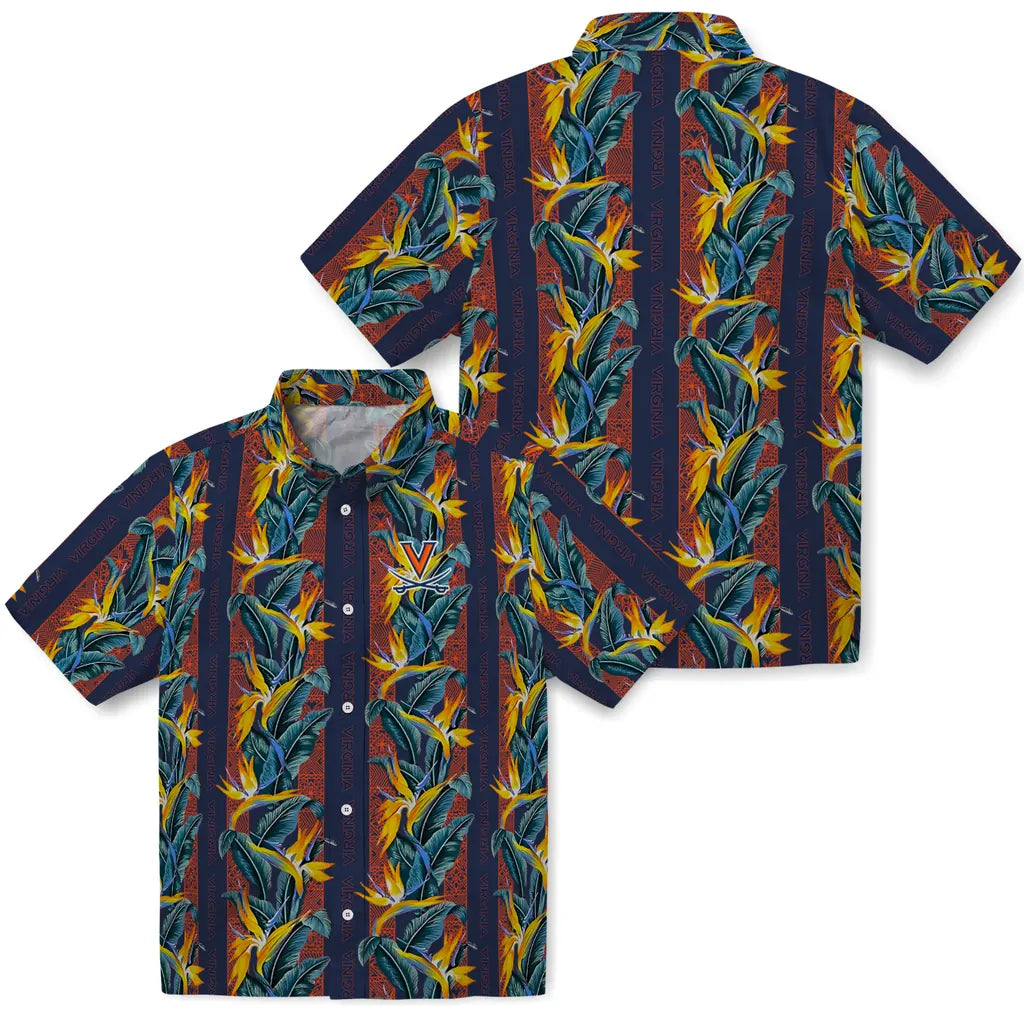 Virginia Cavaliers Hawaiian Shirt - Paradise Vines | Hula Hawaiian Shirts