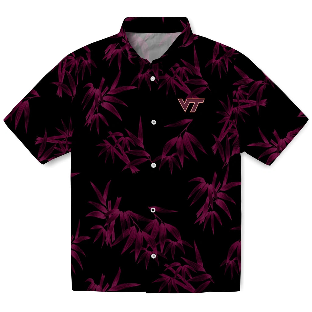 Virginia Tech Hokies Hawaiian Shirt - Bamboo Branches | Hula Hawaiian Shirts