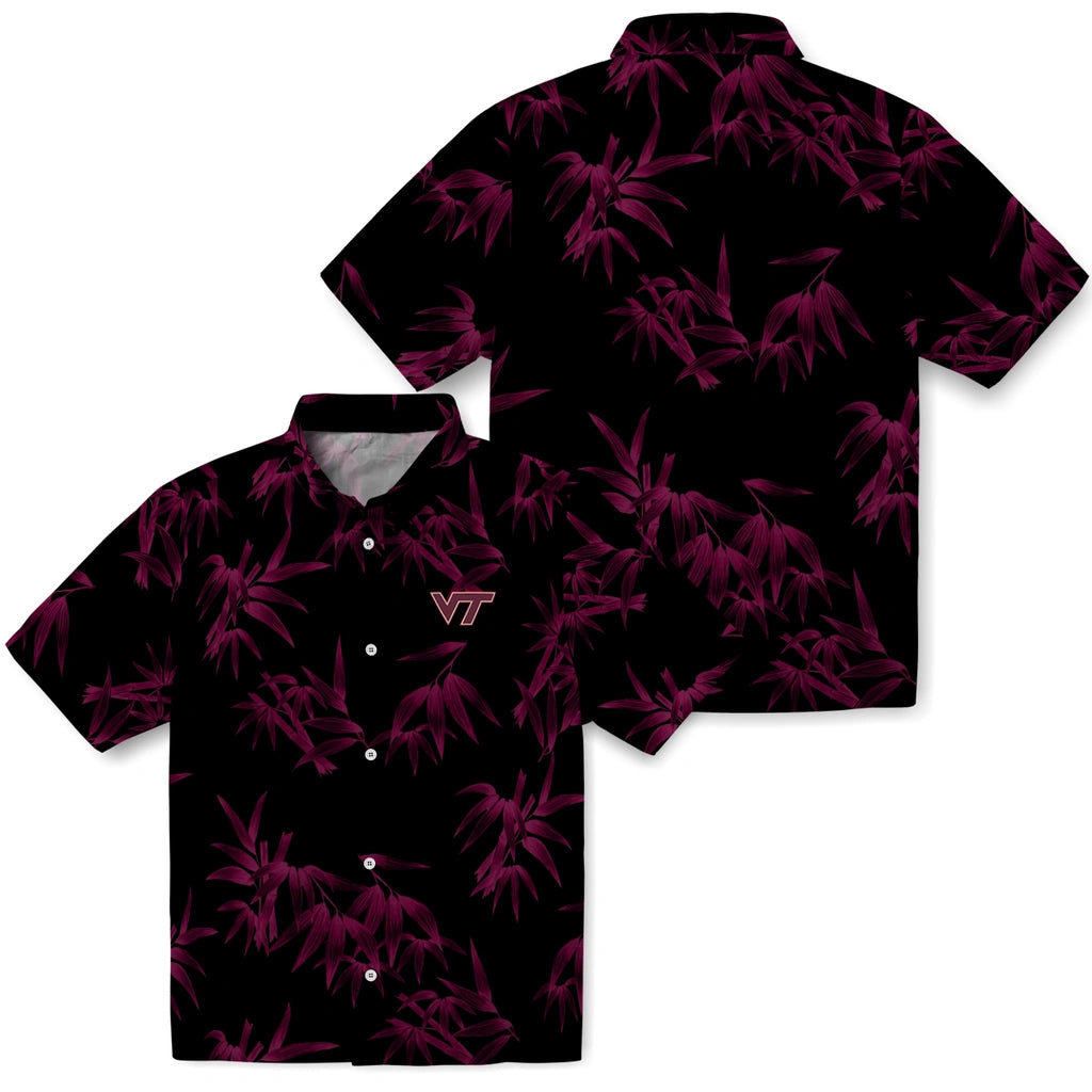Virginia Tech Hokies Hawaiian Shirt - Bamboo Branches | Hula Hawaiian Shirts