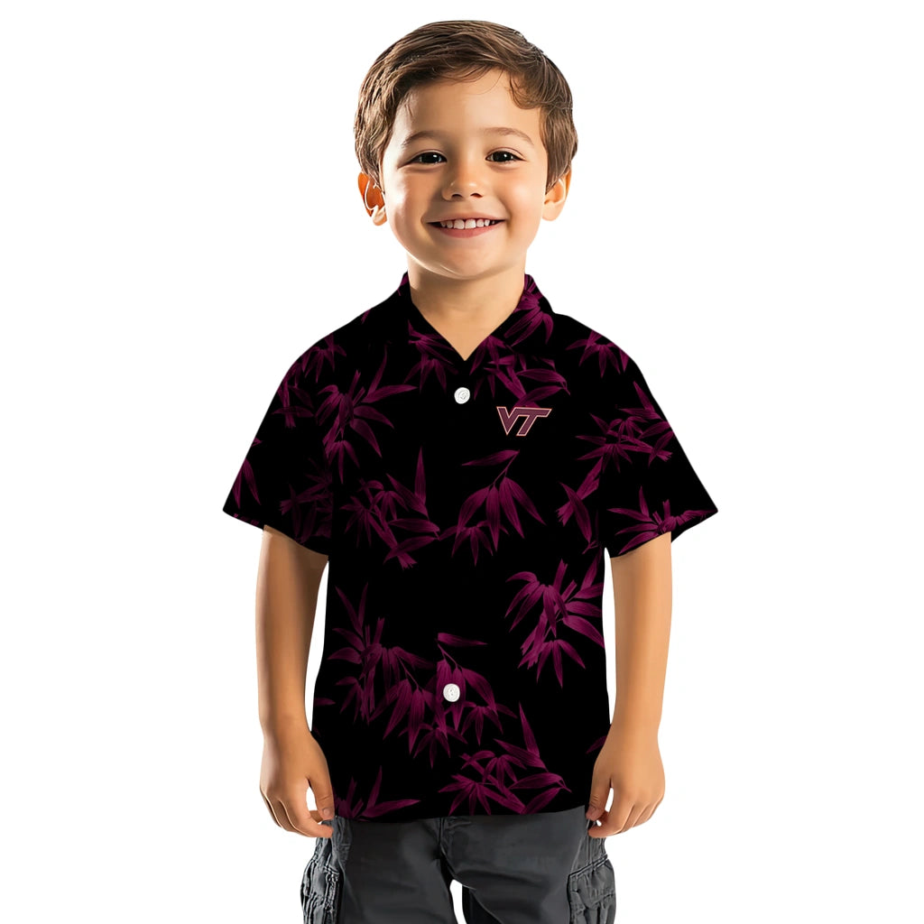 Virginia Tech Hokies Hawaiian Shirt - Bamboo Branches | Hula Hawaiian Shirts