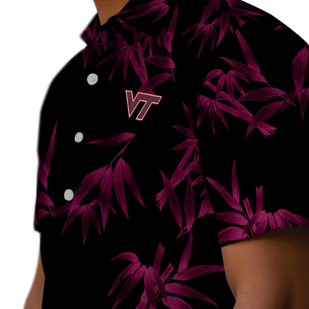 Virginia Tech Hokies Hawaiian Shirt - Bamboo Branches | Hula Hawaiian Shirts