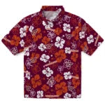 Virginia Tech Hokies Hawaiian Shirt - Hibiscus Flower Design | Hula Hawaiian Shirts