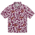 Virginia Tech Hokies Hawaiian Shirt - Hibiscus Motif | Hula Hawaiian Shirts