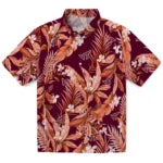 Virginia Tech Hokies Hawaiian Shirt - Palm Leaves | Hula Hawaiian Shirts