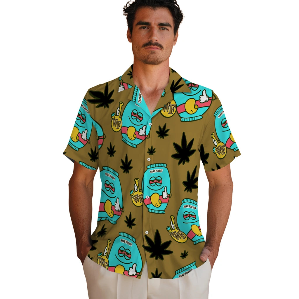 Wake Forest Demon Deacons Hawaiian Shirt - Chill Vibe | Hula Hawaiian Shirts