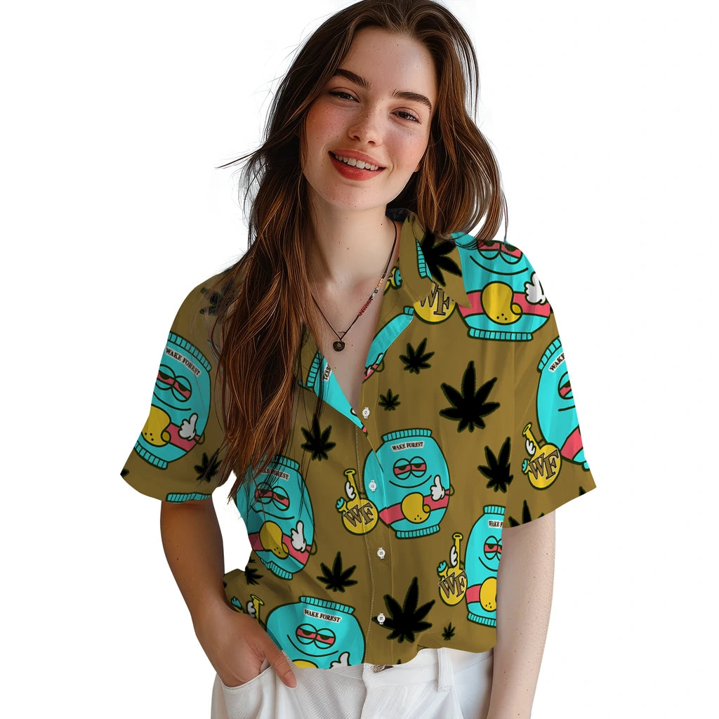 Wake Forest Demon Deacons Hawaiian Shirt - Chill Vibe | Hula Hawaiian Shirts