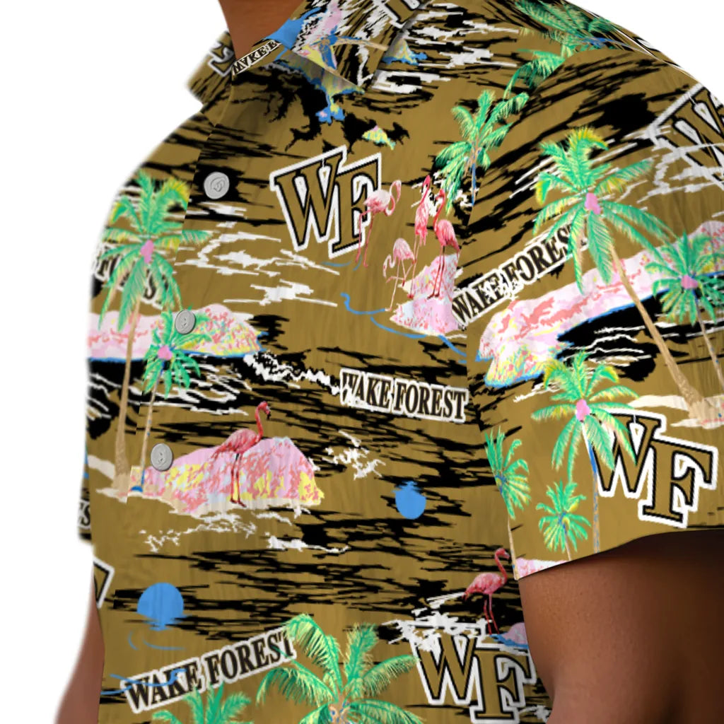 Wake Forest Demon Deacons Hawaiian Shirt - Hawaii Island | Hula Hawaiian Shirts
