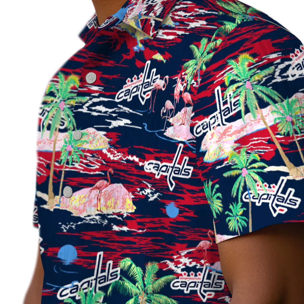 Washington Capitals Hawaiian Shirt - Hawaii Island | Hula Hawaiian Shirts