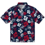 Washington Capitals Hawaiian Shirt - Hibiscus Flower Design | Hula Hawaiian Shirts
