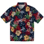Washington Capitals Hawaiian Shirt - Hibiscus Tiki Jungle | Hula Hawaiian Shirts