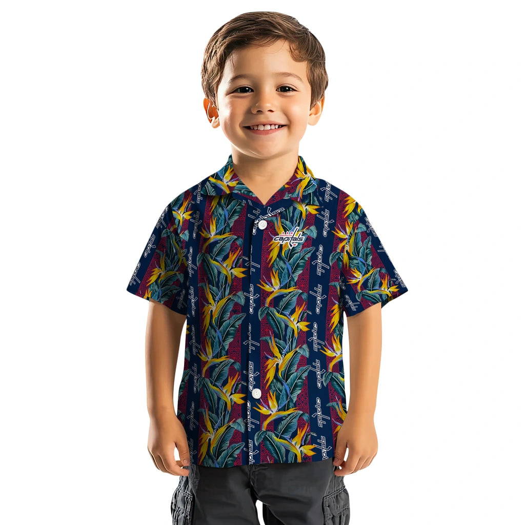 Washington Capitals Hawaiian Shirt - Paradise Vines | Hula Hawaiian Shirts