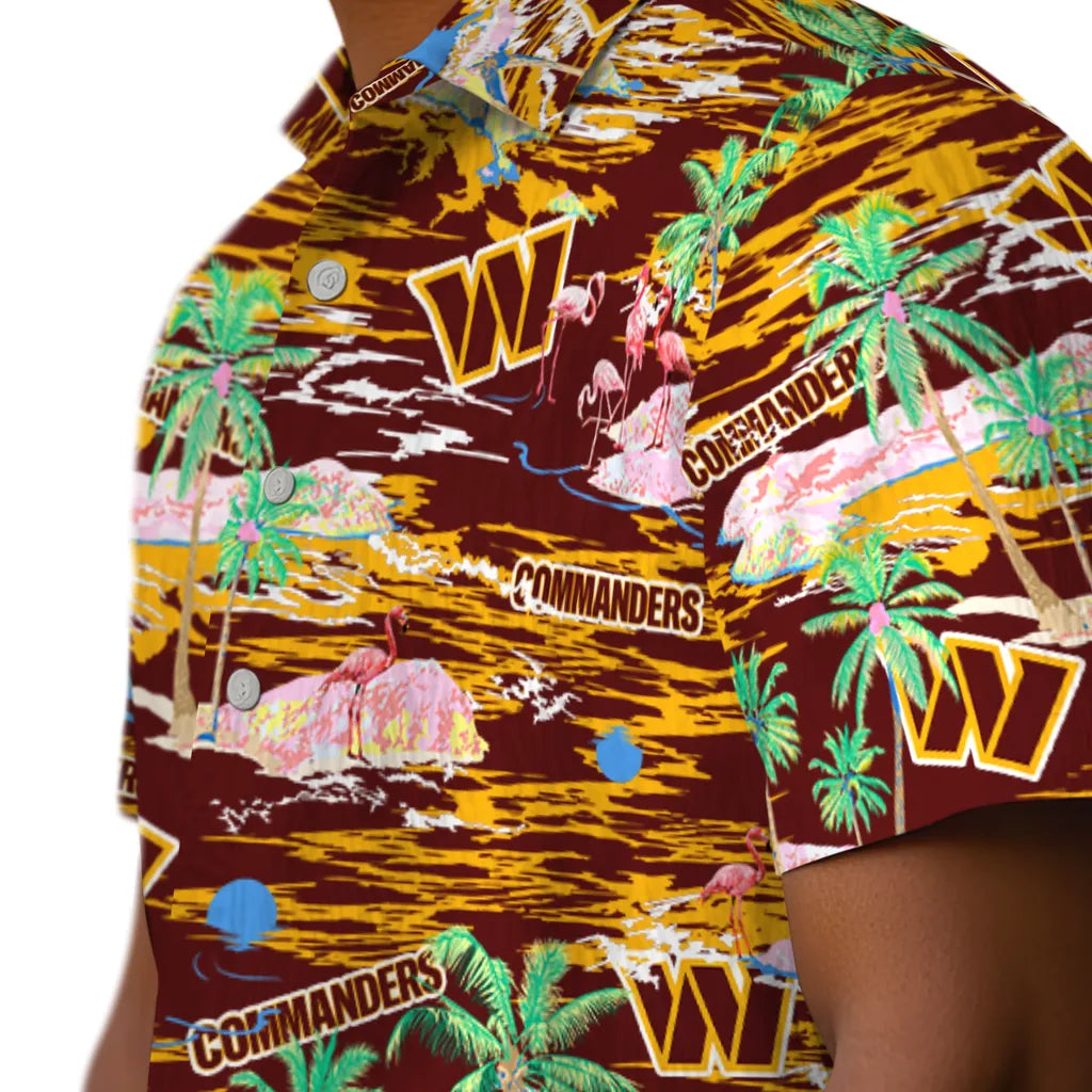 Washington Commanders Hawaiian Shirt - Hawaii Island | Hula Hawaiian Shirts