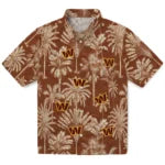 Washington Commanders Hawaiian Shirt - Vintage Palm Tree | Hula Hawaiian Shirts