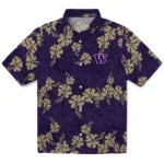 Washington Huskies Hawaiian Shirt - 50th State Flower | Hula Hawaiian Shirts