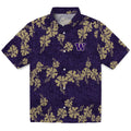 Washington Huskies Hawaiian Shirt - 50th State Flower | Hula Hawaiian Shirts