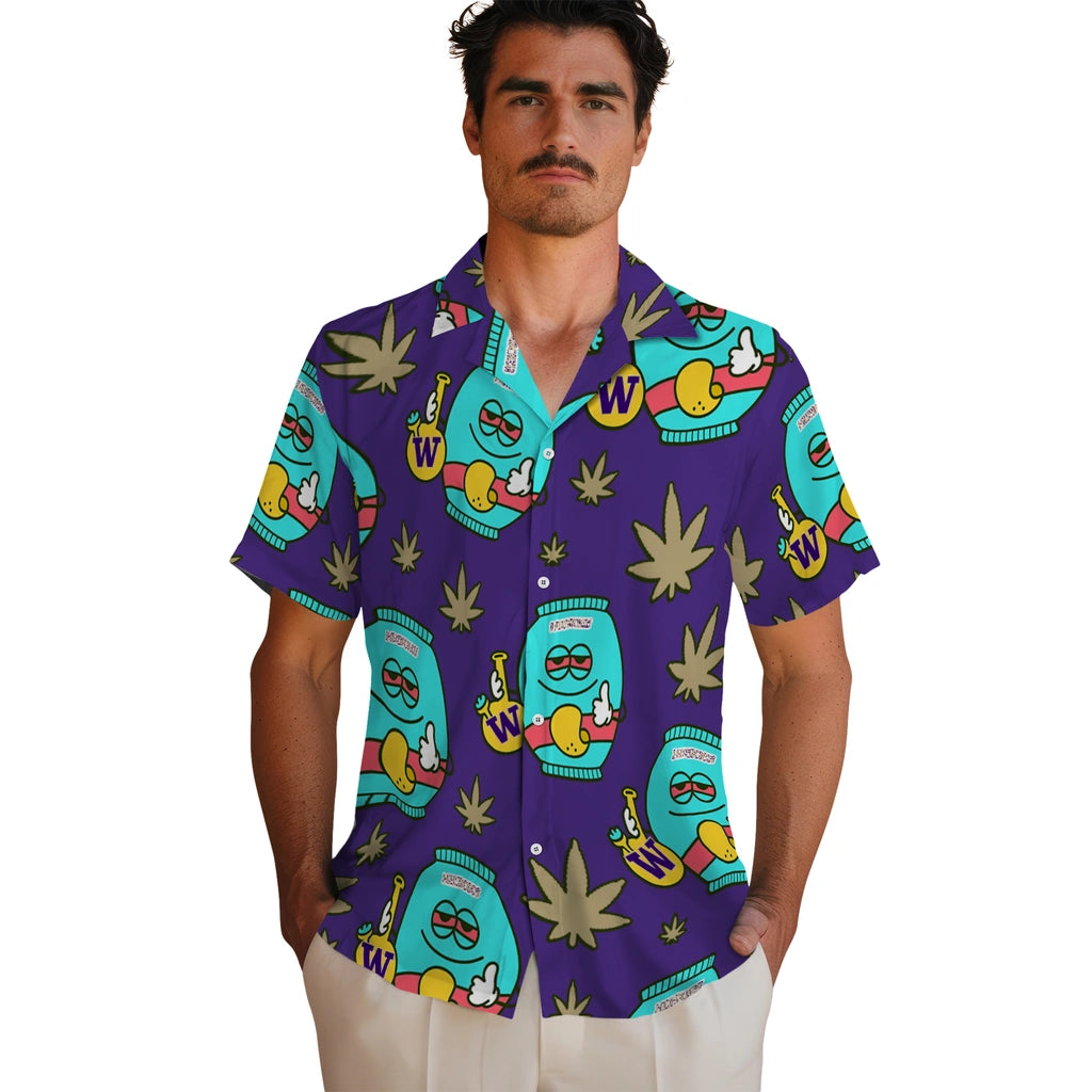 Washington Huskies Hawaiian Shirt - Chill Vibe | Hula Hawaiian Shirts