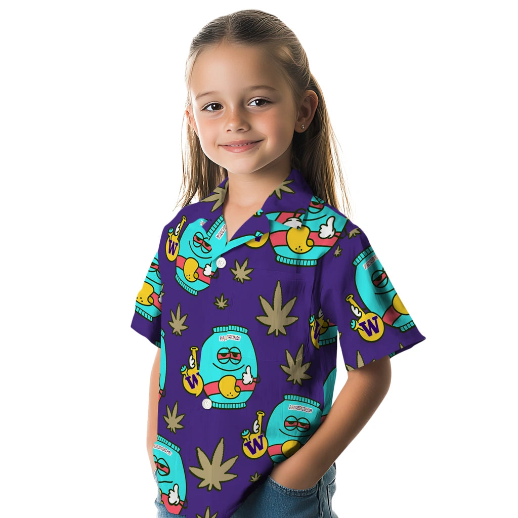 Washington Huskies Hawaiian Shirt - Chill Vibe | Hula Hawaiian Shirts