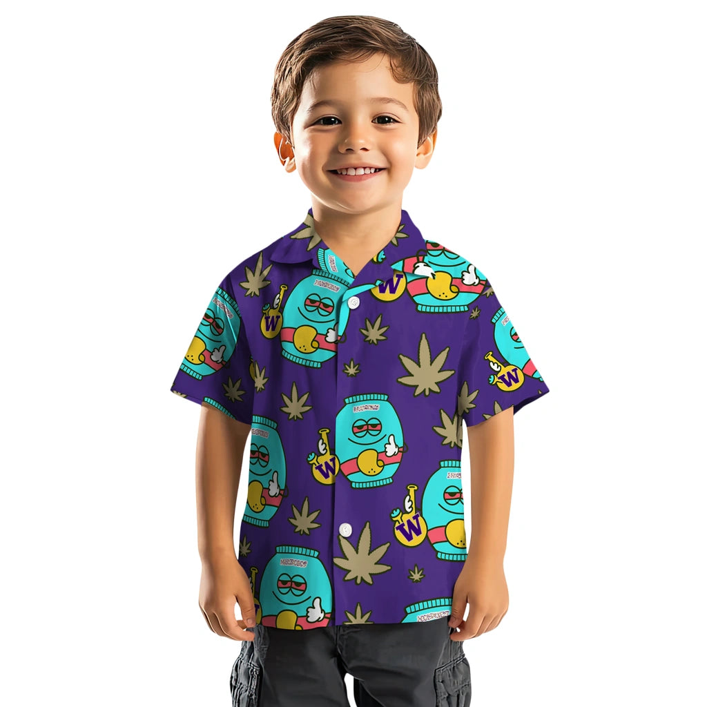 Washington Huskies Hawaiian Shirt - Chill Vibe | Hula Hawaiian Shirts
