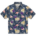 Washington Huskies Hawaiian Shirt - Flamingo Hibiscus | Hula Hawaiian Shirts