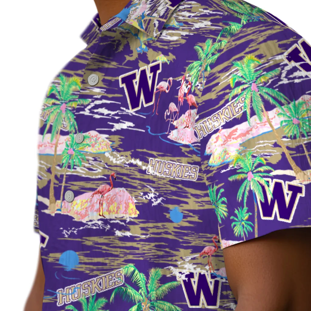 Washington Huskies Hawaiian Shirt - Hawaii Island | Hula Hawaiian Shirts