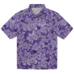 Washington Huskies Hawaiian Shirt - Hibiscus Oasis | Hula Hawaiian Shirts