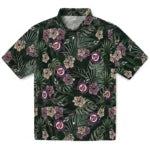 Washington Nationals Hawaiian Shirt - Hibiscus Leaves Pattern | Hula Hawaiian Shirts