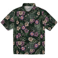 Washington Nationals Hawaiian Shirt - Hibiscus Leaves Pattern | Hula Hawaiian Shirts