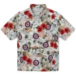 Washington Nationals Hawaiian Shirt - Hibiscus Seaside | Hula Hawaiian Shirts